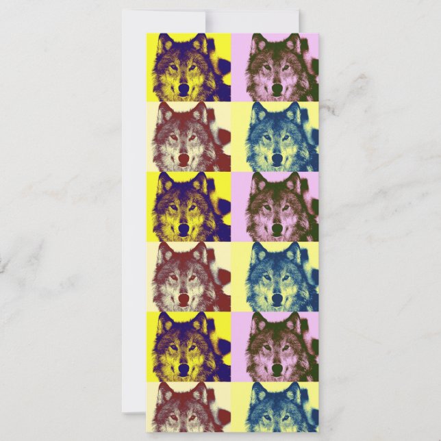 Convite para Wolf Portrait (Frente)