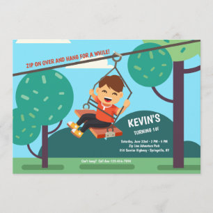 Convite para Zip Line
