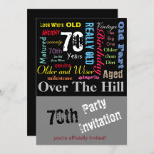 Parabéns 70 num estilo Grafite