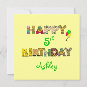 Convite Parabéns ___Aniversário - Nome Personalizado/Fes