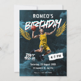 Convite Parabéns de grafite Grunge