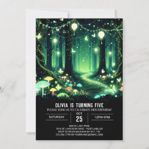 Convite Parabéns digitais majestosos do boho Woodland