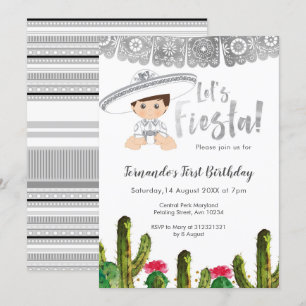 Convite Parabéns do Silver Fiesta Charro