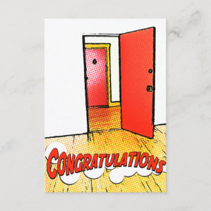 Convite parabéns em quadrinhos