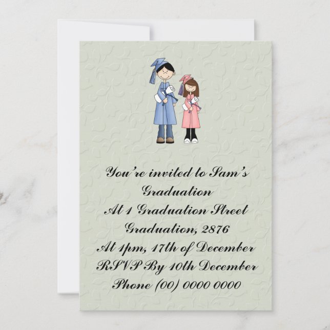 Convite Parabéns em sua graduação (Frente)