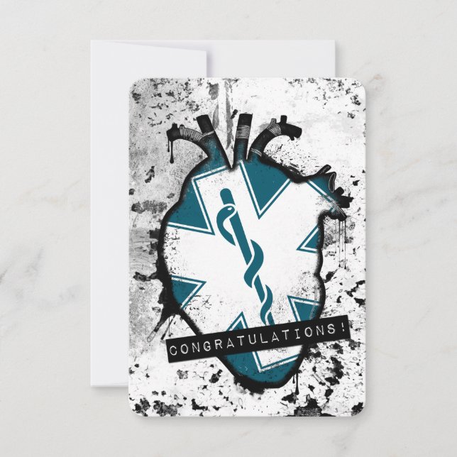 Convite parabéns médico de emergência (Frente)