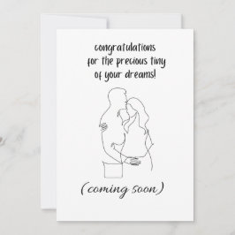 Convite Parabéns no próximo bebê