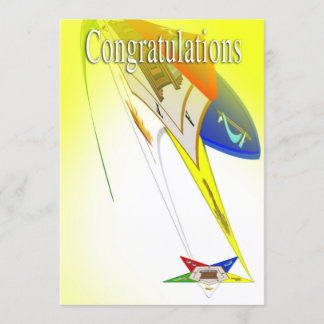 Convite Parabéns OES