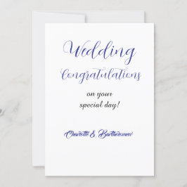 Convite Parabéns pelo seu Casamento