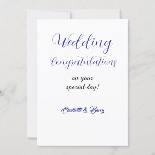 Convite Parabéns pelo seu casamento 