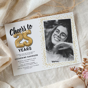 Convite Parabéns pelos 25 anos da série Cheers