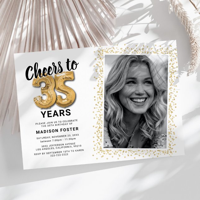 Convite Parabéns pelos 35 anos da série Cheers (Criador carregado)