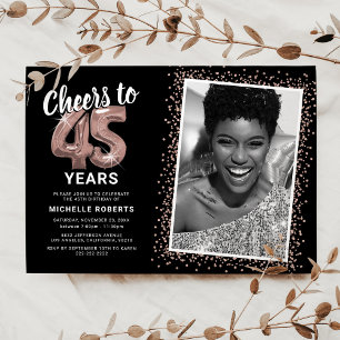 Convite Parabéns pelos 45 anos da série Cheers