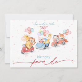 Convite Parada de Aniversário de Animais Cegos