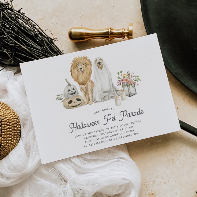 Convite Parada de Pet Halloween (Criador carregado)