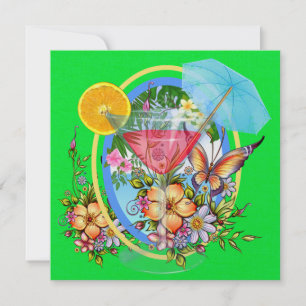 Convite Paradise Beach Cocktail - SRF