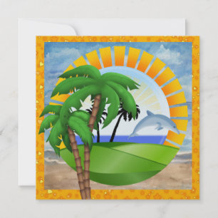 Convite Paradise - Surf - SRF