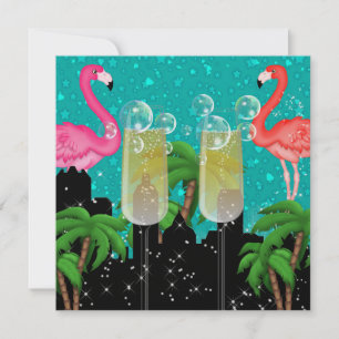 Convite Paraíso em luzes brilhantes de estilo - SRF