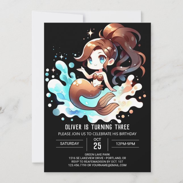 Convite Paraíso Sérmico Majestoso (Frente)