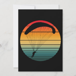 Convite Paraquedas Retroativos Vintage