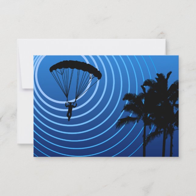 Convite paraquedismo (Frente)