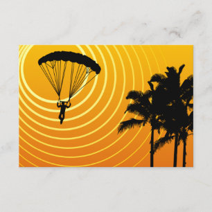 Convite paraquedismo