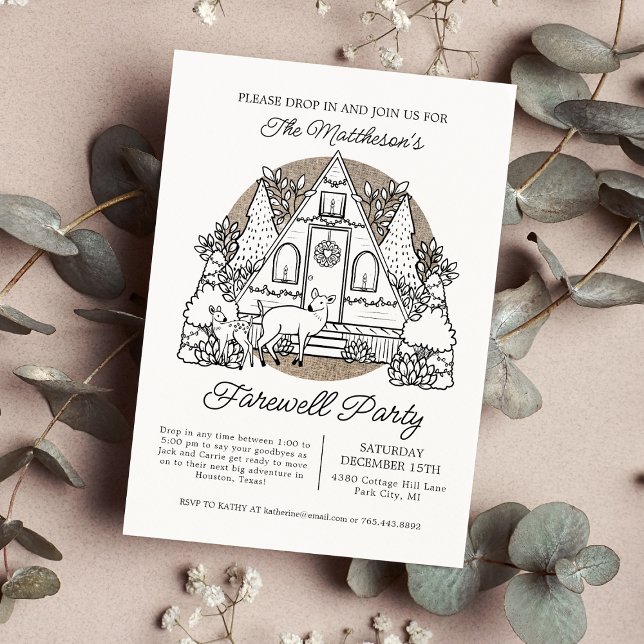 Convite Parar Por Dezembro Farewell (Criador carregado)