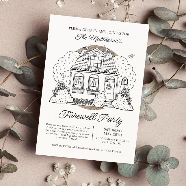 Convite Parar Por Farewell Party (Criador carregado)