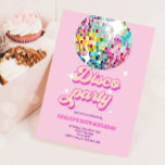 Convite Parceiro de Disco do Groovy Retro 70s - Vamos Disc<br><div class="desc">Disco tematizou o convite para sua celebração perfeita.</div>