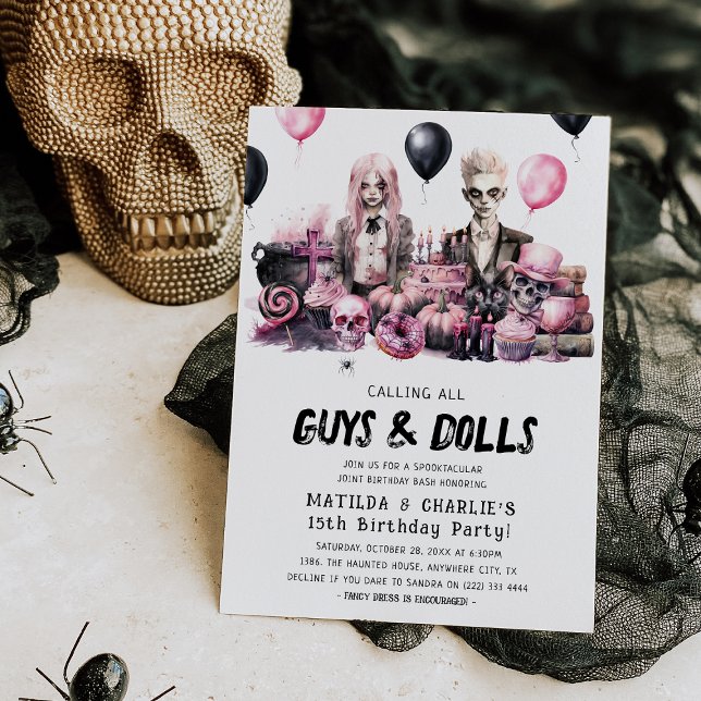 Convite Parceiro Halloween Spooktacular Bash (Criador carregado)