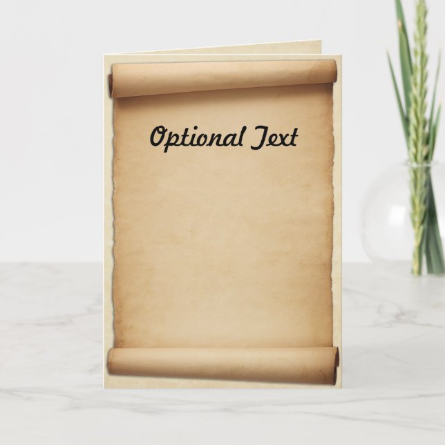 Convite Parchment Proclamation Scroll (Frente)