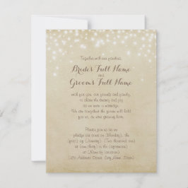 Convite Parergaminho Sparkle