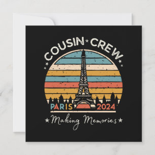 Convite Paris França Criando Memórias 2024
