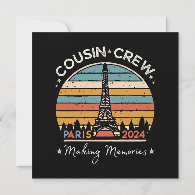 Convite Paris França Criando Memórias 2024 (Frente)