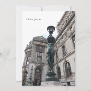 Convite Paris. França. Palais Garnier