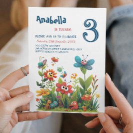 Convite Parque da Cidade I - Festa de aniversário de Criat