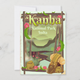 Convite Parque Nacional de Kanha Índia