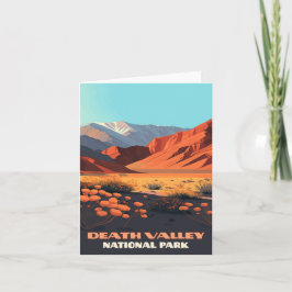 Convite Parque Nacional do Vale da Morte Papoulas da Calif