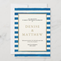 Parquedista Azul Aquarela Listra e Letra Dourada