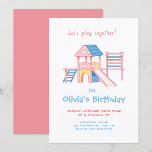 Convite Parquinho infantil