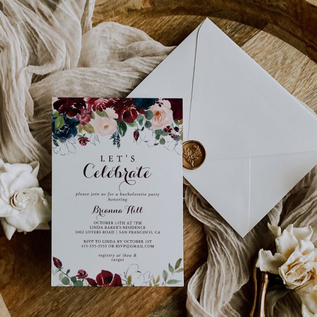 Convite Parte de Celebração de Vamos de Queda Ilustrada de (Criador carregado)