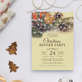 Convite Parte de Janto de natais vintages