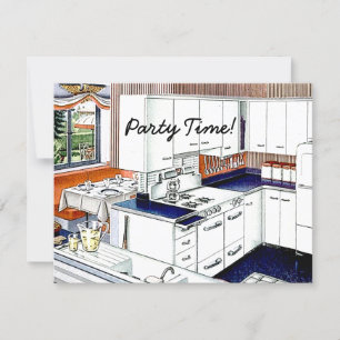 Convite Parte de Janto Retroativo dos anos 40