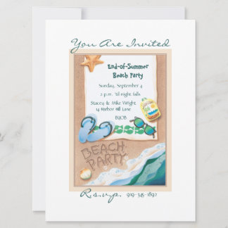 Convite Parte de praia ©