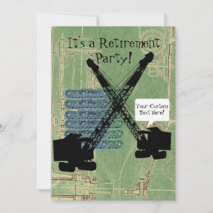 Convite Parte de Retirada do Operador da Grua do Engenheir