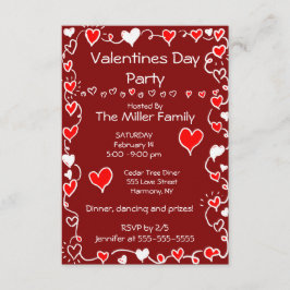 Convite Parte dia de os namorados