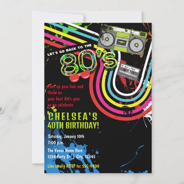 Convite Parte do Evento de Grunação Retroativa da Festa de (Frente)