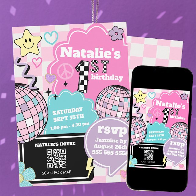 Convite Parte do primeiro aniversario do Disco do Groovy R (Criador carregado)