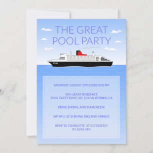 Convite Parte Piscina excelente
