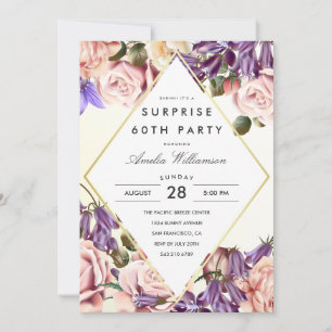 Convite Parte Surpresa Lindos Bluebeldes e Rosas